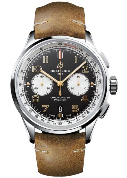 Review Breitling Premier B01 Chronograph 42 Norton Edition Fake watch - Click Image to Close